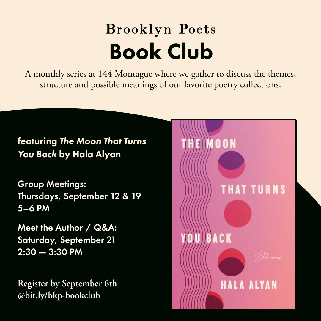 Brooklyn Poets Book Club: September