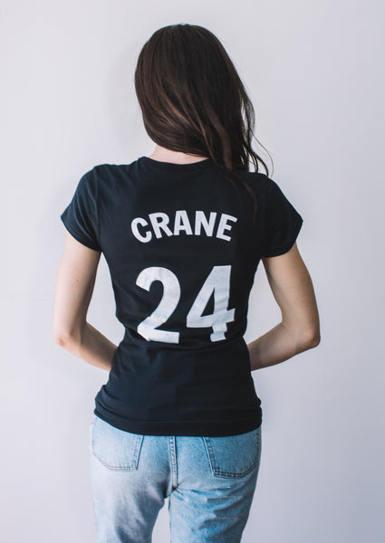 Women's Baseball Tee: Hart Crane #24