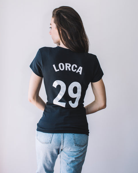 Women's Baseball Tee: Federico Garcia Lorca #29
