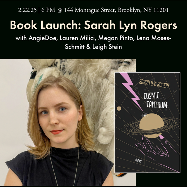 Sarah Lyn Rogers Book Launch Ticket