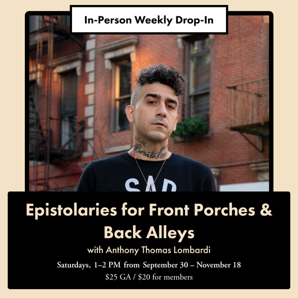 Epistolaries for Front Porches & Back Alleys