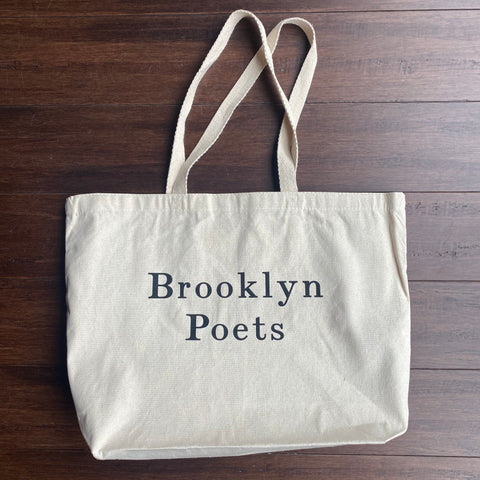Brooklyn Poets Bag: Cream