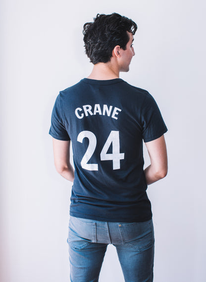Unisex Baseball Tee: Hart Crane #24