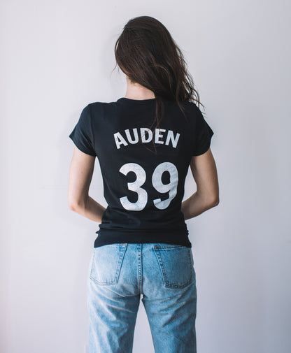 Women's Baseball Tee: W. H. Auden #39